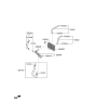 Diagram for 2019 Hyundai Santa Fe Oil Cooler Hose - 25421-S2500