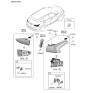 Diagram for 2019 Hyundai Santa Fe Light Socket - 92491-S2000