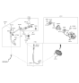 Diagram for Hyundai Santa Fe A/C Clutch - 97641-C5600