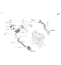 Diagram for 2019 Hyundai Santa Fe Thermostat - 25500-2GTA0