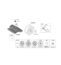 Diagram for 2019 Hyundai Santa Fe Spare Wheel - 52910-S2110