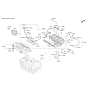 Diagram for 2019 Hyundai Sonata Engine Mount Torque Strut - 21811-D4000