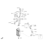 Diagram for Hyundai Santa Fe Intercooler - 28270-2GTH0