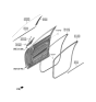 Diagram for 2023 Hyundai Santa Fe Door Seal - 82130-S2000