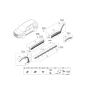 Diagram for 2019 Hyundai Santa Fe Door Moldings - 87731-S2200