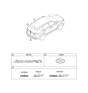 Diagram for Hyundai Santa Fe Emblem - 86300-S2000