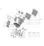 Diagram for 2023 Hyundai Santa Fe Armrest - 89900-S2000-PTH