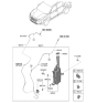 Diagram for 2020 Hyundai Santa Fe Washer Reservoir - 98611-S2000