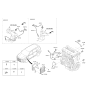 Diagram for 2019 Hyundai Santa Fe Engine Control Module - 39173-2GTF1