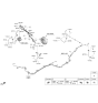 Diagram for Hyundai Santa Fe Brake Line - 58732-S1000
