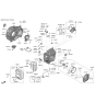 Diagram for 2020 Hyundai Santa Fe Vehicle Speed Sensors - 42620-4G210