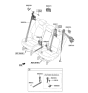 Diagram for 2020 Hyundai Santa Fe Seat Belt - 89820-S2000-SST