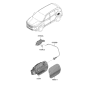 Diagram for 2019 Hyundai Santa Fe Fuel Filler Housing - 81595-S2010