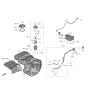 Diagram for 2020 Hyundai Santa Fe Fuel Filler Hose - 31036-S2500