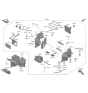 Diagram for 2020 Hyundai Santa Fe Evaporator - 97139-S1000