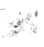 Diagram for 2019 Hyundai Santa Fe Seat Cover - 88260-S2030-PTX