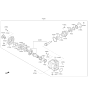 Diagram for 2019 Hyundai Santa Fe Transfer Case Cover - 47314-4G100