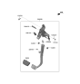 Diagram for Hyundai Santa Fe Brake Pedal - 32800-S1100