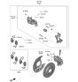 Diagram for Hyundai Brake Caliper - 58311-S1A30