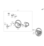 Diagram for Hyundai Santa Fe Steering Wheel - 56100-S1050-SST