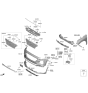 Diagram for Hyundai Santa Fe Parking Assist Distance Sensor - 99250-S2000