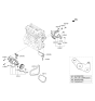 Diagram for Hyundai Water Pump - 25100-2GTA0