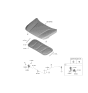 Diagram for Hyundai Santa Fe Hood Latch - 81130-S2000