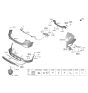 Diagram for 2019 Hyundai Santa Fe Bumper - 86611-S2000