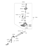 Diagram for 2022 Hyundai Elantra N Shift Cable - 43790-IB100