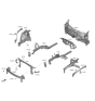 Diagram for Hyundai Elantra N Dash Panels - 64300-IB000