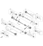 Diagram for 2023 Hyundai Elantra N CV Joint - 497R3-IB100