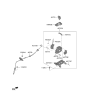 Diagram for 2023 Hyundai Elantra N Shift Cable - 46790-IB100