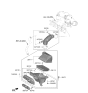 Diagram for Hyundai Elantra N Air Duct - 28130-IB000