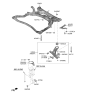 Diagram for 2023 Hyundai Elantra N Control Arm Bolt - 624A9-AA000