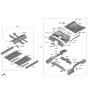 Diagram for Hyundai Elantra Rear Crossmember - 65630-AA040