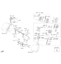 Diagram for 2009 Hyundai Tucson Control Arm - 43804-24701