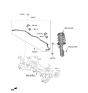 Diagram for 2023 Hyundai Elantra N Sway Bar Kit - 54810-IB000