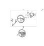 Diagram for 2023 Hyundai Elantra N Steering Wheel - 56111-AA110-YPN