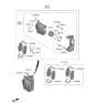 Diagram for 2022 Hyundai Elantra N Brake Pad Set - 58101-IBA00