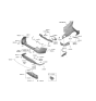 Diagram for Hyundai Elantra N Bumper Reflector - 92407-IB000