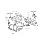 Diagram for 1991 Hyundai Elantra Radiator Support - 64100-28110