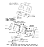 Diagram for 1992 Hyundai Elantra Seat Cushion - 89150-28002