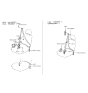 Diagram for 1994 Hyundai Elantra Seat Belt - 88810-28101-AQ