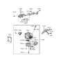 Diagram for Hyundai Elantra Idle Control Valve - 35104-33030