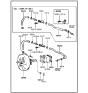 Diagram for 1995 Hyundai Elantra Brake Booster - 59110-28300