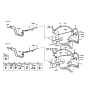 Diagram for 1995 Hyundai Elantra Power Steering Cooler - 57550-28000