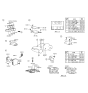 Diagram for 1991 Hyundai Elantra Air Bag Control Module - 95910-28010