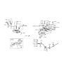 Diagram for 1993 Hyundai Elantra Shift Indicator - 43771-28700