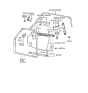 Diagram for 1993 Hyundai Elantra Weather Strip - 82110-28010-CA