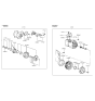 Diagram for Hyundai Elantra A/C Compressor - 97701-28151